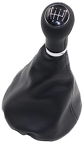 Auto-Schaltknauf, staubdichte Leder-Schaltmanschetten, Schalthebelzubehör, für VW Lupo 6X1 1999-2005, 5-Gang-Schaltgetriebe