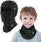 ICOCOPRO Sturmhaube für Kinder, Winter, warme Sturmhaube, winddichte Maske, Skimaske, Sturmhaube für Jungen und Mädchen, Einheitsgröße, mit Brillenlöchern