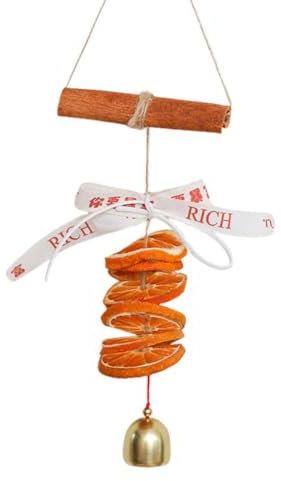 Festliche Zitronenglocken zum Aufhängen, Weihnachtsbaumschmuck, Anhänger, Szene für Weihnachten für den Urlaub