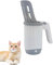 Pala de Arena para Gatos, Recogedor de Arena para Gatos Gran Capacidad, Durable, para Gatos de Todos LosTamaños, con Una Bolsa de Bolsa de Basura(Gris)