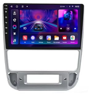 Android 13 2 DIN Pantalla Táctil Radio 9 Coche Pantalla para Peugeot 406 1995-2005 con Enlace Espejo/Navegación GPS/Radio FM/BT/Mandos Volante/Reproductor Multimedia(8G+256G)