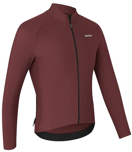 GripGrab PACR Rennrad Trikot Herren - Langarm Thermo Radtrikot - Race Fit | Schmale Passform, weiches Mikrofleece zur Isolierung, durchgehender Reißverschluss & 3 Taschen, für sportliche Sitzposition