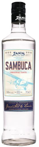 Zanin 1895 Sambuca Liqueur 70cl, 38% ABV | Sweet, Smooth, Anise Liqueur