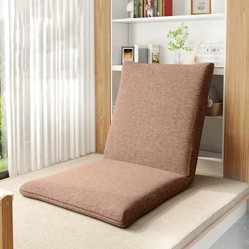 Stoolzfaid Tatami-Stuhl,Klappbarer Tatami-Stuhl mit Rückenlehne,Meditations-bodenstuhl Tragbarer,Bambus-Bodenstuhl für Wohnzimmer,mit 5 einstellbare Stufen,für Schlafzimmer,Erkerfenster,Gaming