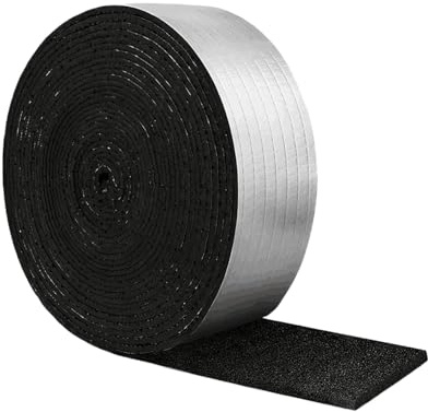 Wezalget Isolation de Tuyau Extérieur, 10M Bandes Isolantes Auto-adhésives, Isolation pour Tuyaux de Chauffage, Tuyau de Chauffage Haute Densité, pour Tuyaux de Chauffages, Climatisation