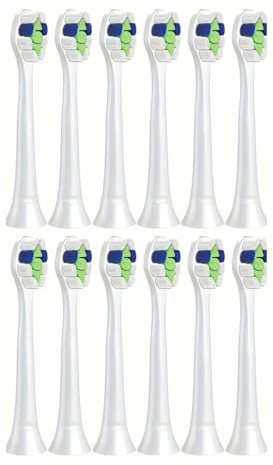 W2 Optimal White H6063/67 Ersatzbürstenköpfe Diamond Clean White 3 6 9 Serie Elektrische Zahnbürste(12PCS)