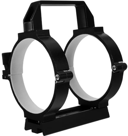 OATIPHO Telescope Clamp Metal Ring for Astrophotography Astronomical Telescope Tube Clamp Tripod Mount Bracket for Stargazing Observation Setup