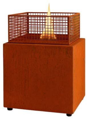 Tenderflame Agni 40 Feuerstelle Corten – Outdoor Gartenkamin Design Feuerstelle