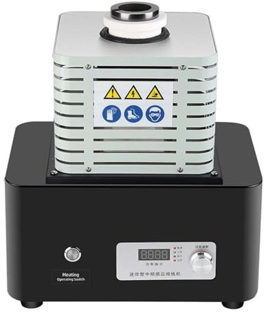 Polisseuse, Four de fusion de bijoux à Induction à moyenne fréquence, affichage numérique, 500W, haute puissance, Protection IGBT contre la surchauffe(2KG)