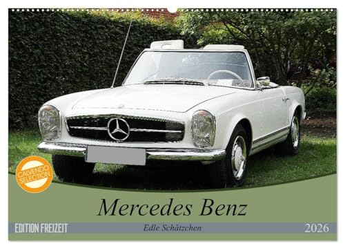 Mercedes Benz - Edle Schätzchen (Wandkalender 2026 DIN A2 quer), CALVENDO Monatskalender: Der Kalender begeistert durch brilliante Fotos dieser begehrten Automarke (CALVENDO Mobilitaet)
