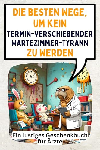 Die besten Wege, um kein terminverschiebender Wartezimmer-Tyrann zu werden: Ein lustiges Geschenkbuch für Ärzte