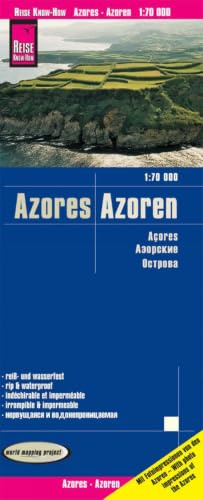 Reise Know-How Landkarte Azoren / Azores (1:70.000): reiß- und wasserfest (world mapping project)