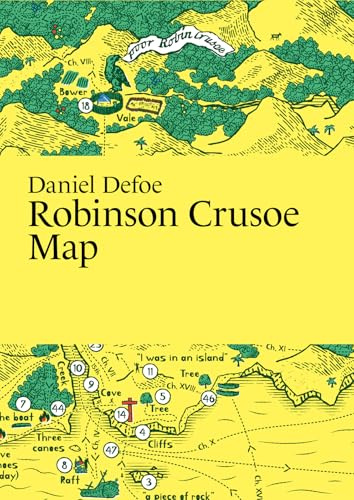 Daniel Defoe: Robinson Crusoe Map (Paris Grafik's Literary Maps)