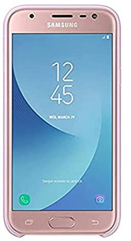 Samsung EF-PJ330 Dual Layer Schutzhülle für Galaxy J3 (2017) rosa
