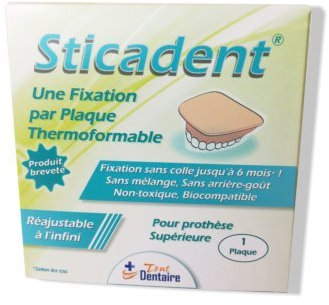 STICADENT Prothèse Haut - Vivre Sans Colle Dentaire