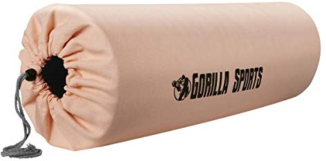 GORILLA SPORTS® Yogatasche mit Tragegurt Rosa – Matten-Bag aus Baumwolle 190 x 60 cm