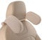 HEAPANY Autositz-Kopfstützenkissen, 360° verstellbar, Autositz-Kopf-Nackenstützkissen, Reisekissen, Schlafkissen für Kinder und Erwachsene, Beige