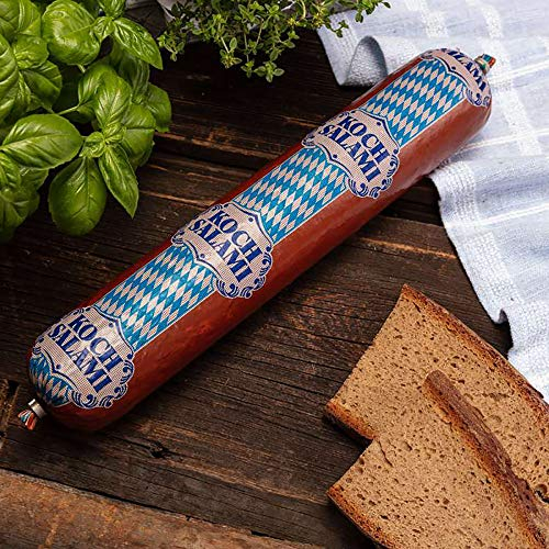WURSTBARON® Kochsalami ganze Stange 1kg - schmackhafte Salami aus Bayern