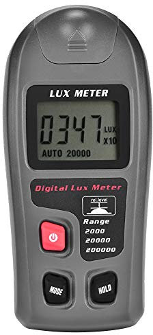 Beleuchtungstester, MT-30 Digitaler Luxmeter LCD-Display Lichtmesser Umweltprüfung Beleuchtungsmesser 2 Mal/Sek. für Factory Lab Warehouse School