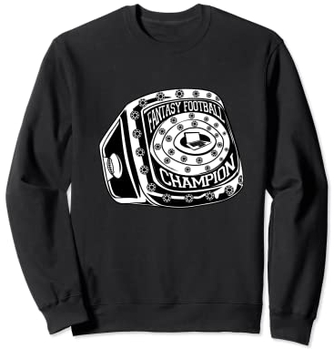 Funny Fantasy Football Champion Ring Herren Damen Sweatshirt