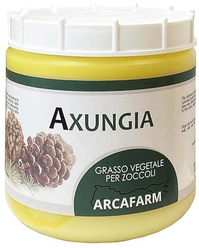 Grasso per Zoccoli Cavalli 1 lt, Neutro, unguento per crescita riparazione protezione e cura dello zoccolo dei cavalli, stalloni, puledri, fattrici, pony, shetland, asini, 100% Made in Italy
