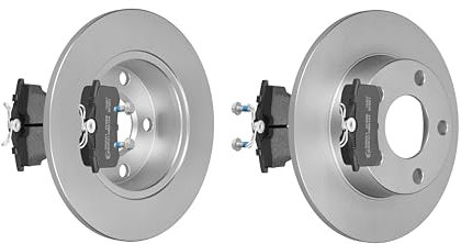 F.BECKER_LINE BREMSSCHEIBEN Ø255MM + BREMSBELÄGE HINTEN FÜR AUDI A6 C5 ALLROAD