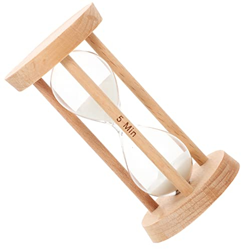 SHERCHPRY Sablier Sablier 5 Minutes Sablier Décoratif Cadre en Bois Sablier Cuisson Sable Horloge Minuterie pour Salon Chambre Restaurant