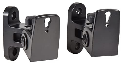 AV:Link | Heavy Duty Universal Adjustable Speaker Wall Brackets | Max Weight 30kg
