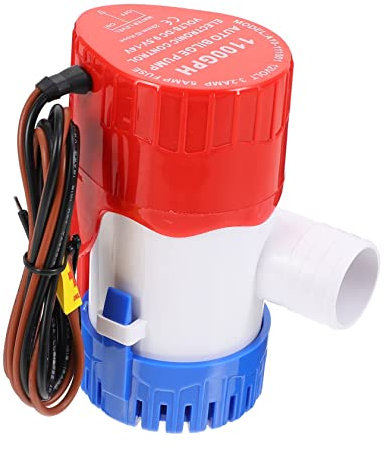 Toddmomy Pompe Électrique Submersible De Navire Gph Pour Vidange Eau De Bateau Et Yacht