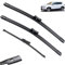 Scheibenwischer-Set for vorne und hinten, kompatibel mit Seat Ateca 2016–2023, Windschutzscheibe, Windschutzscheibe, Fensterbürsten, 26 Zoll, 18 Zoll, 11 Zoll