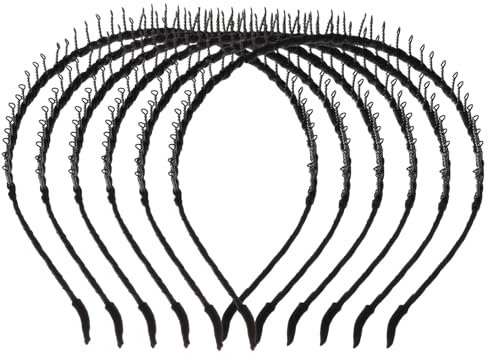 Beaupretty 18pièces Bandeau Antidérapant Avec Dents Pour Femmes Et Hommes De Accessoires Pour Cheveux Pour Les Styles Et Occasions