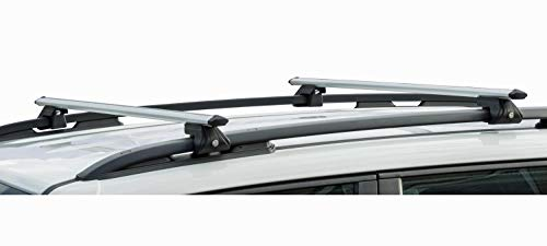 Alu Relingträger VDP CRV120O kompatibel mit Citroen C5 Aircross 5 Türer ab 2019 offene Reling