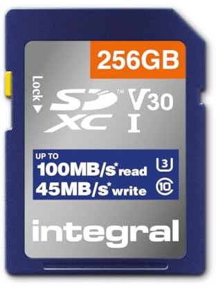 256GB SDXC SD Memory Card For Nikon Coolpix A1000, B600, P950, W150 Digital Cameras Integral UHS-1 U3 V30 + Cleaning Cloth