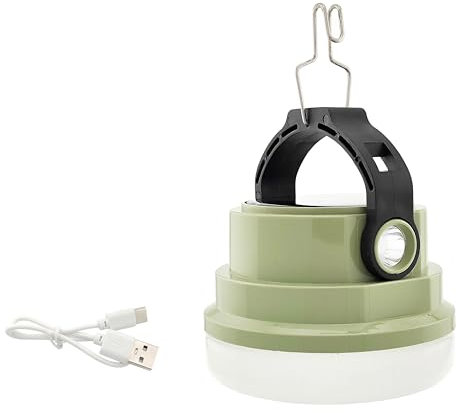 GHJ Solar Rechargeable LED Camping Lantern with Magnetic Handle, Portable Tent Light for Emergency, Outdoor, Hiking, Home, and Car Use