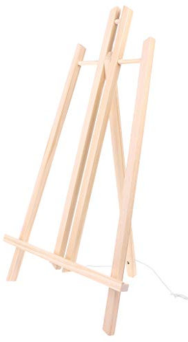 Chevalet trépied en bois pliable pour petites peintures, travaux manuels, photos de mariage, couronne, pendentif, décoration de Pâques, décorations de Pâques