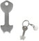 Luckious Set of 2 Shopping Trolley Release Keys, Shopping Trolley Remover, Stainless Steel Removable Shopping Trolley Token, Coin Keychain