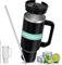 Kumpani Thermobecher 1180ml / 40oz mit Henkel – Auslaufsicherer Becher To Go mit Deckel & Strohhalm, BPA-freier Thermosbecher aus Edelstahl – für unterwegs und daheim