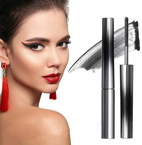 Facelove Iron Eye Mascara, 3D Curling Eyelash Iron Mascara, Iron Eye Eisenlocke Mascara, Eisenlocke Mascara, Ironeye Iron Curl Mascara, Aterproof,Long-Lasting and Smudge-Free (Schwarz, 2g)