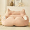 MESCXTY Sitzsack für Erwachsene, breites Sitzsack-Sofa mit Armlehnen, warm, bequem und atmungsaktiv, Sitzsack-Stuhl, faules Sofa, Wohnzimmer, Schlafzimmer (Rosa, Doppelbett)