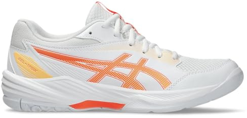 ASICS Women's Gel-Task 4 Sneaker, White Vivid Coral, 7 UK