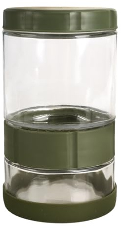 MiOYOOW Glass Pickle Jar with Strainer Flip, Leak-proof 1.5L Pickle Juice Separator with Sealing Silicone Ring for Kitchen Storage