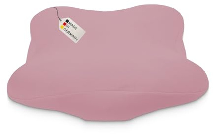 DUKAL | Bezug für Derila (Ergo) Memory Foam Kopfkissen | 36 x 54 cm | aus hochwertigem DOPPEL-Jersey | 100% Baumwolle | Farbe: Altrosa
