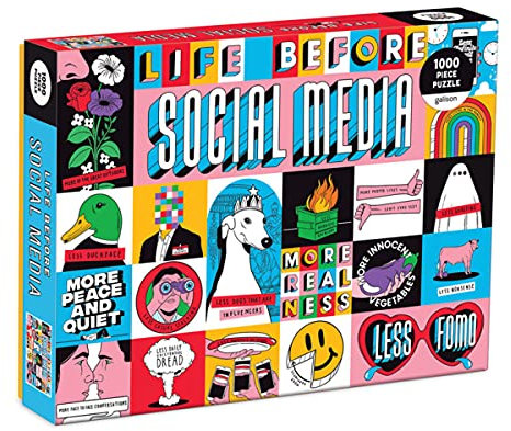 Life Before Social Media 1000 Piece Puzzle