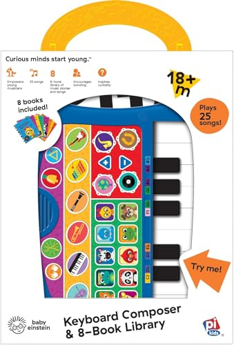 Baby Einstein Keyboard Composer & 8 Book Library - PI Kids