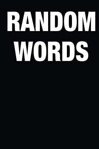 Random Words: A Notebook