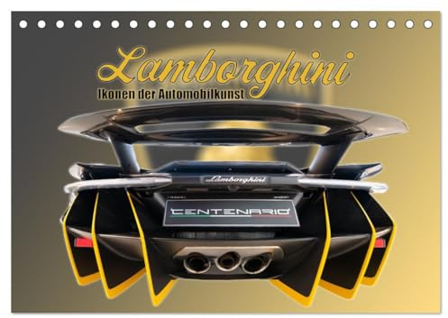 Ikonen der Automobilkunst (Tischkalender 2026 DIN A5 quer), CALVENDO Monatskalender: Sechs Ikonen aus dem Hause Lamborghini (CALVENDO Technologie)