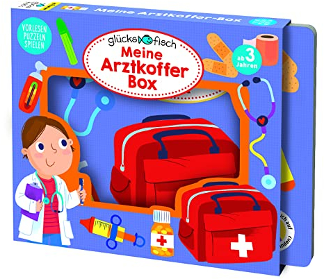 Glücksfisch: Meine Arztkoffer-Box: Vorlesen, Puzzeln, Spielen ab 3 Jahren | Vorlesen, Puzzeln, Spielen ab 3 Jahren