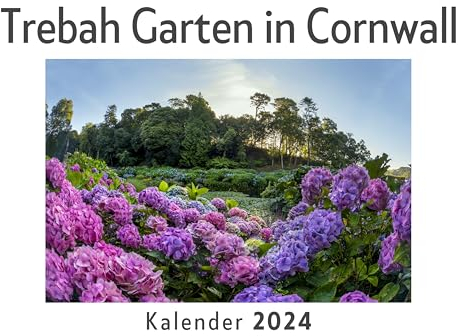 Trebah Garten in Cornwall (Wandkalender 2024, Kalender DIN A4 quer, Monatskalender im Querformat mit Kalendarium, Das perfekte Geschenk)