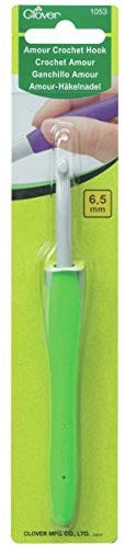 Clover - Uncinetto Amour 1048/I da 5,5 mm (I), colore verde, plastica, us-k-10 1/2-(6.5-mm)