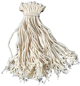 Rouladen-Schlaufen 12 cm mit Polyester umwickelt 100 Stück